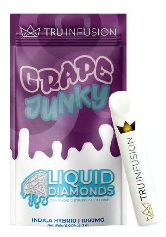 Tru Infusion - Disposable Liquid Diamonds - Grape Junky (H) (1.0g) | The  Mint