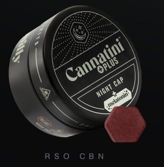 Product 5mg 2:1:1:1 Indica Blackberry Martini RSO:CBN:CBD Melatonin Gummies 20pk
