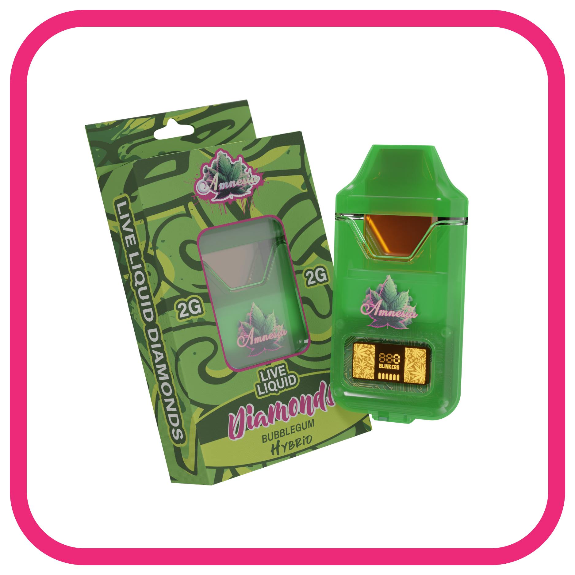 Bubble Gum | 2G Liquid Diamond Disposable | Reading-Smilez