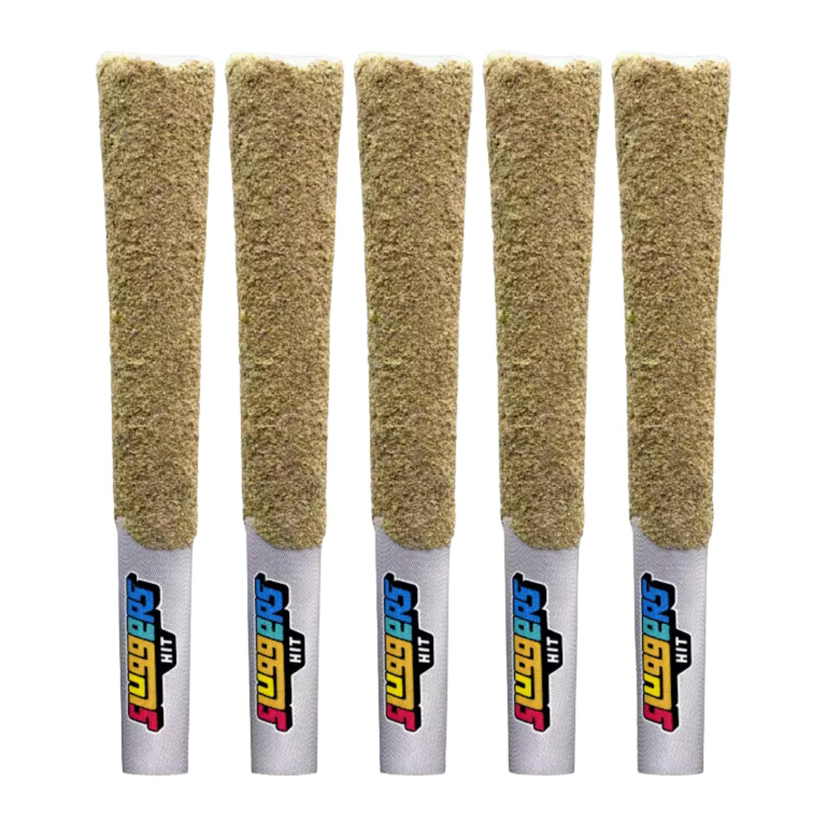 BLUEBERRY BANANA DIAMOND & HASH INFUSED 5PK PREROLLS-1