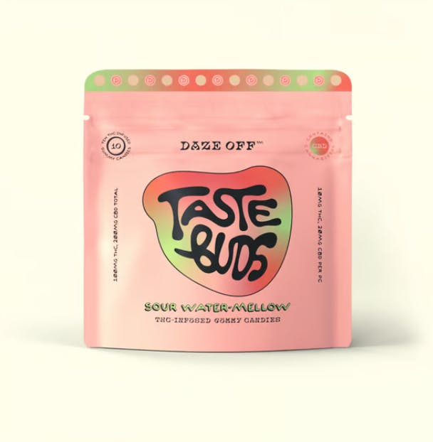 Product AZ Daze Off Taste Buds Gummies - Sour Water-Mellow 100mg (10pk)