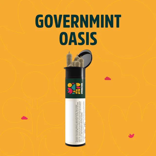 Springtime Pre-Roll GovernMint Oasis 1g (indica, singles)