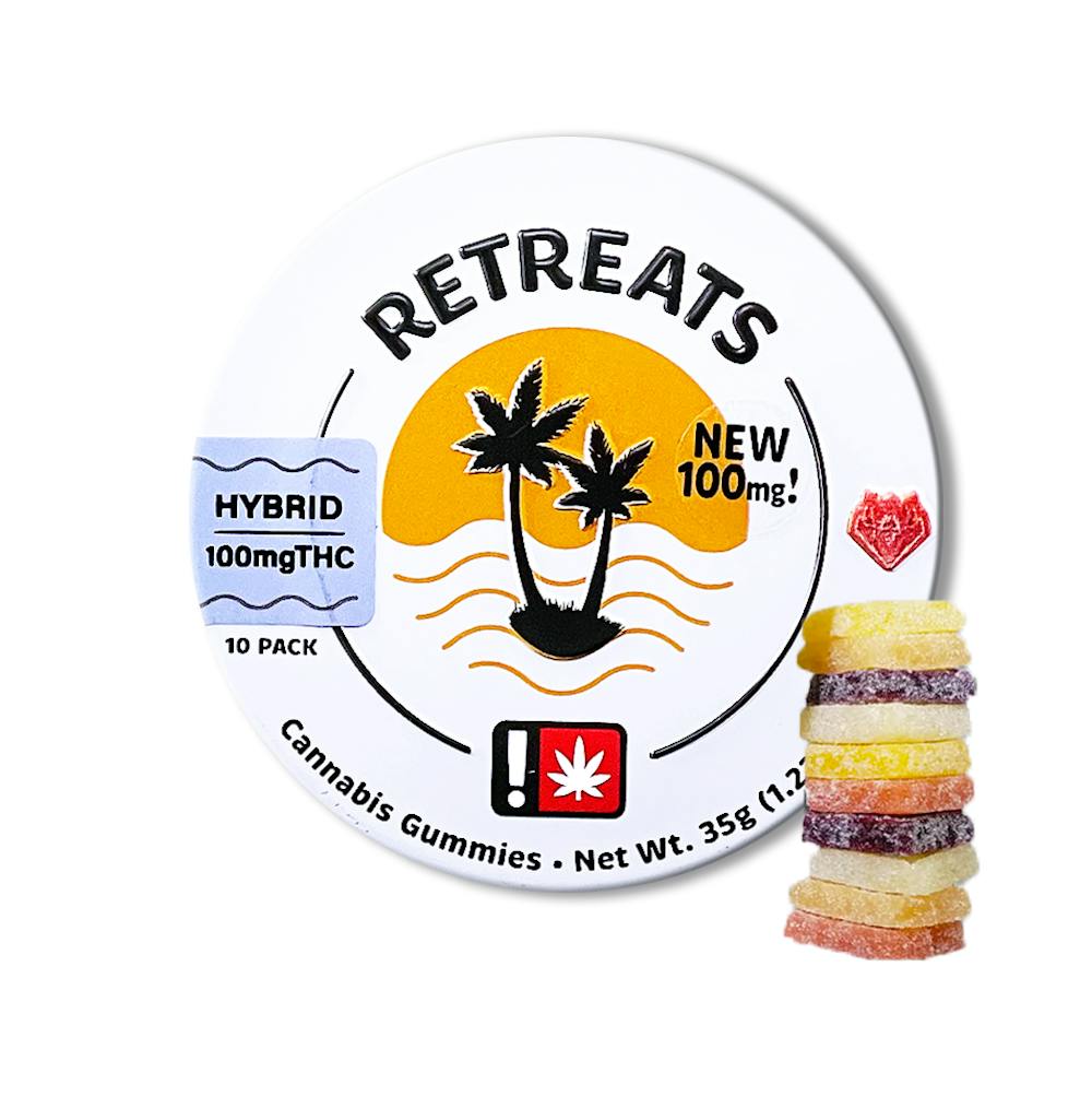 Product WVA | Retreats | 100mg Hybrid 10-Pack Gummies