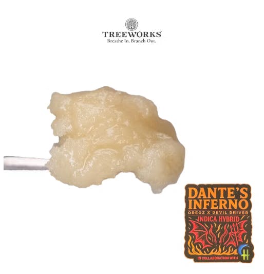 Product: Treeworks | Dante's Inferno | Live Hash Rosin Jam - 1g