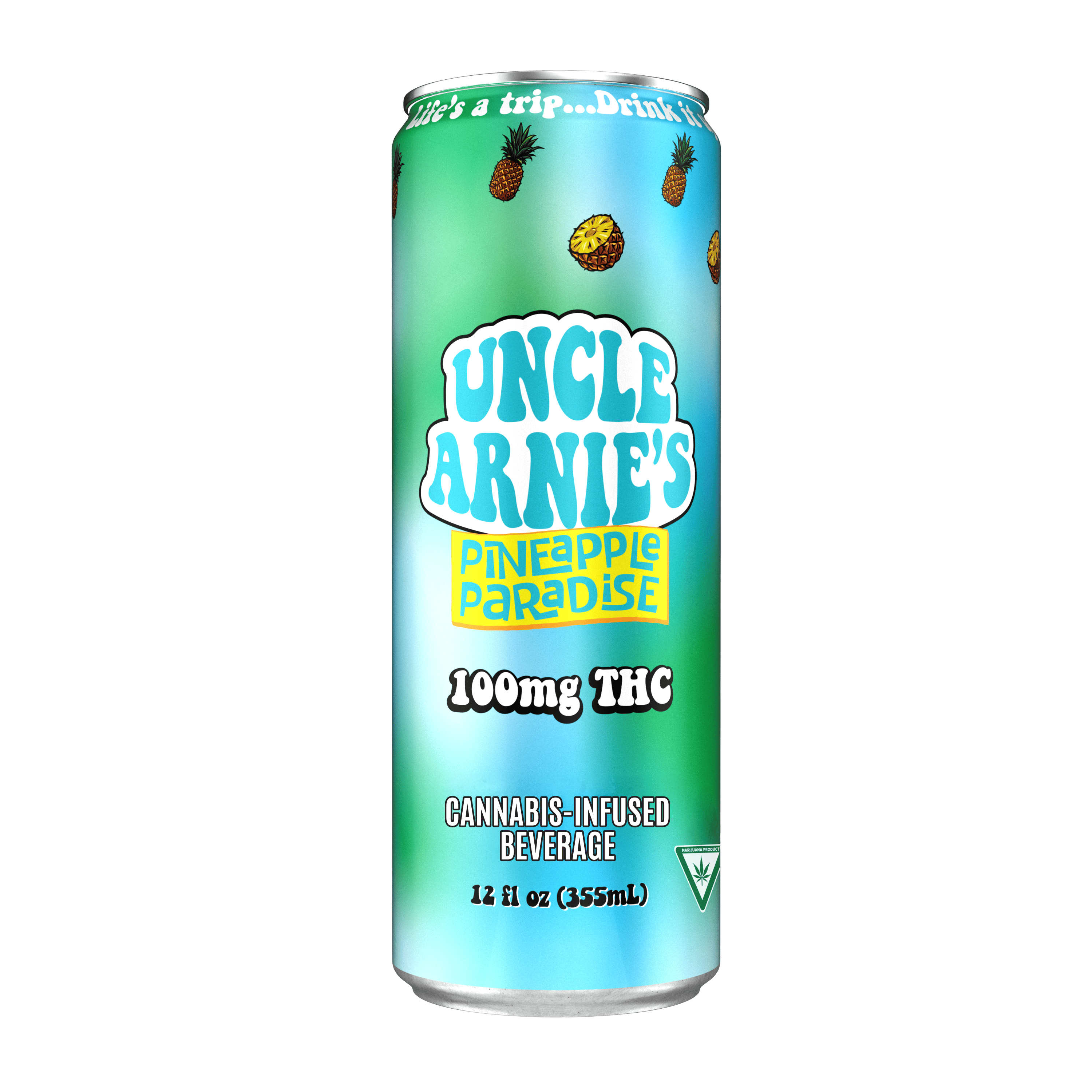 Uncle Arnie's - 100mg Soda - Pineapple Paradise
