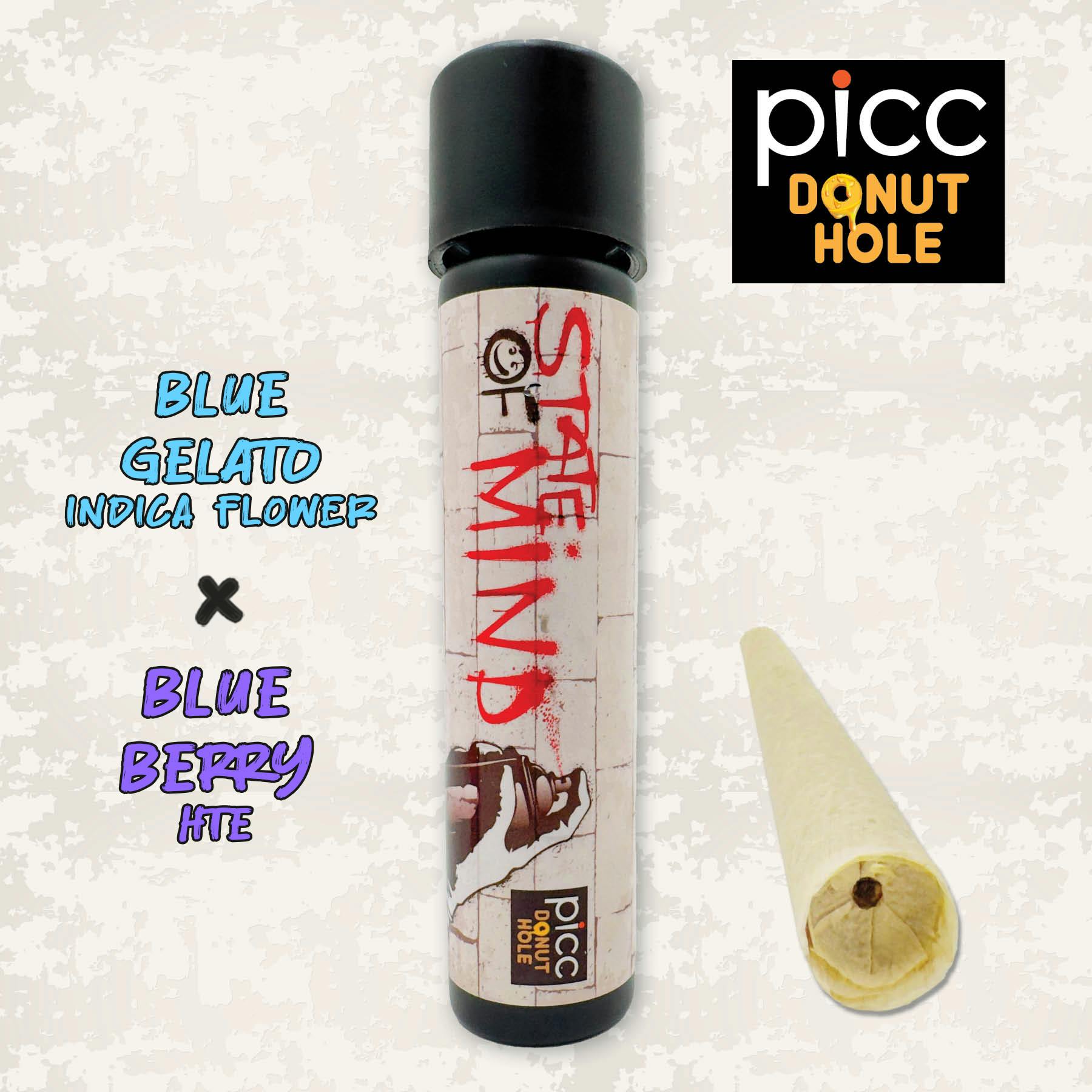 STATE OF MIND | (HTE) Infused Pre-roll | 1G SINGLE | Blue Gelato × Blueberry (I)