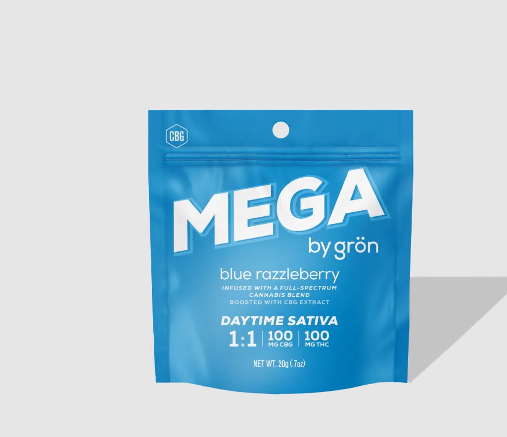 Photo of GRÖN | Blue Razzleberry Mega Pearl | 100mg