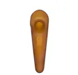 Teardrop Frosted Spoon Pipe Gold