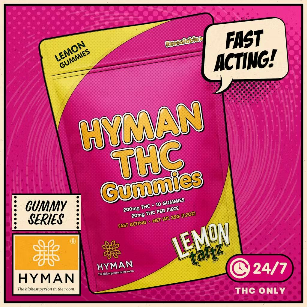 Hyman - 200mg Gummies - Lemon Tartz (All Day)