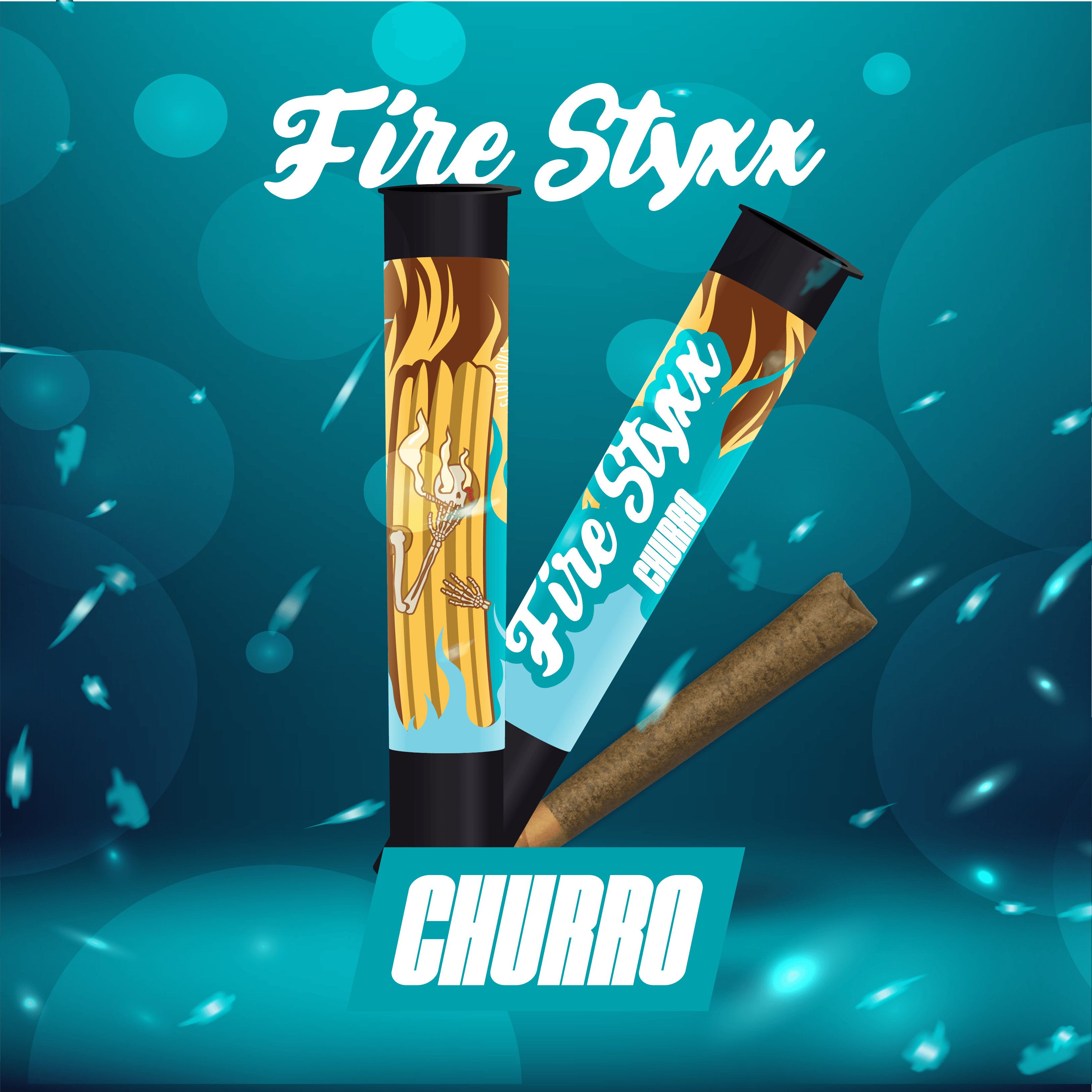 Product: Glorious Fire Styxx | Infused Pre-Roll - 1g - Churro