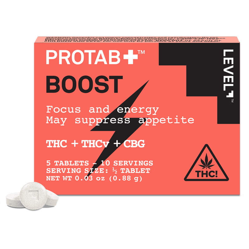 PROTAB+ Boost 5pk Tablets THC+THCV+CBG | 20mg THC per Tablet