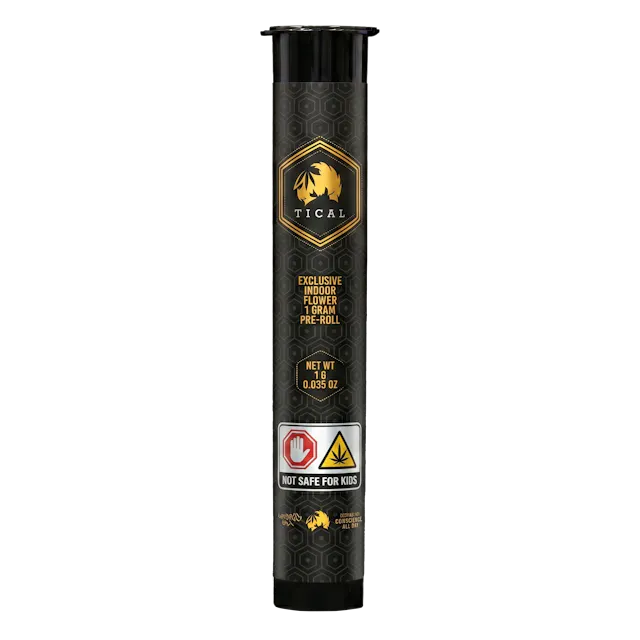 Tical Pre-Roll Lemon Cherry Gelato 1g (hybrid, singles)