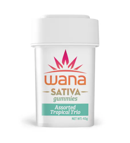 Classic Assorted Sativa Tropical Trio Gummies [10 pack] | 100mg-active