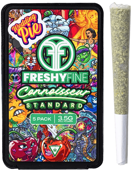 Product: Freshy Fine | Pre-Roll 5-Pack- 3.5g - Wedding Pie