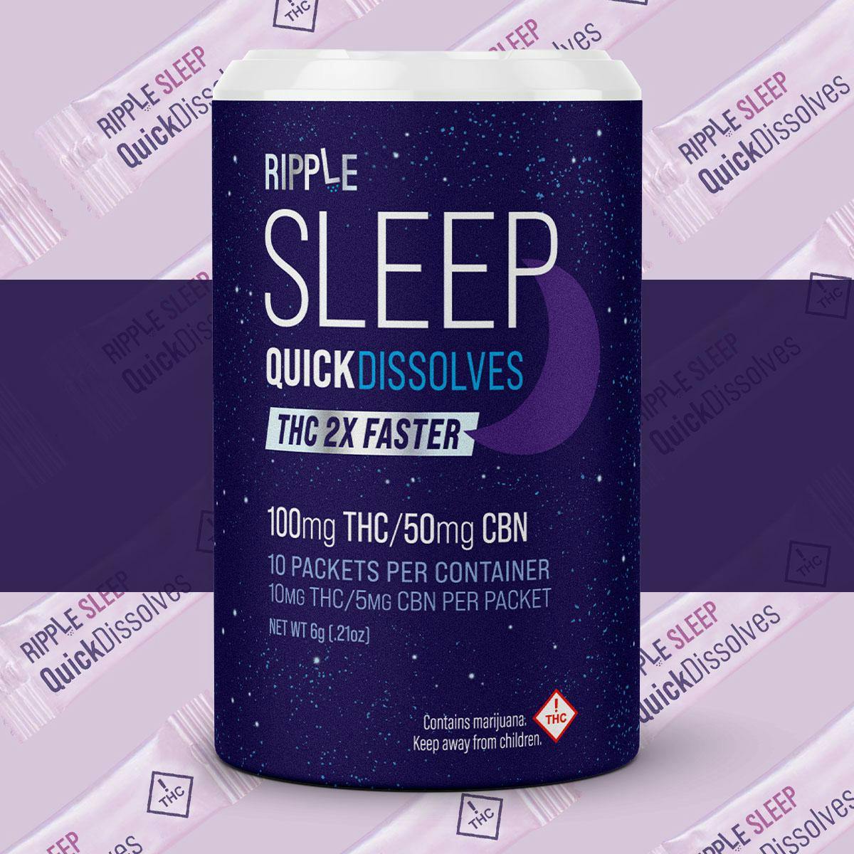 Photo of Ripple – Dissolvable – Sleep (2:1) (THC:CBN) 100mg