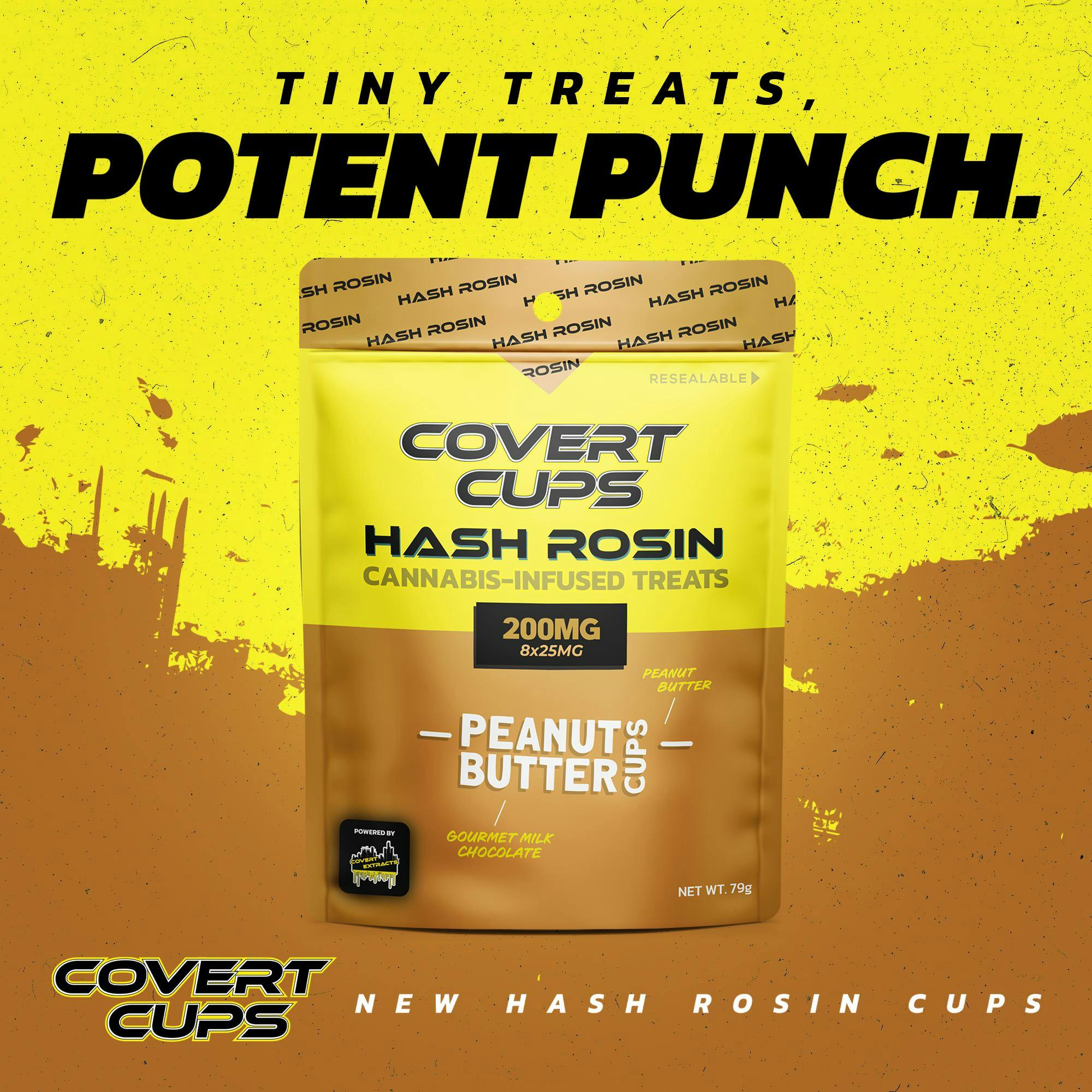 Covert Cups | Rosin Treats - 200mg - Strawberry Fields
