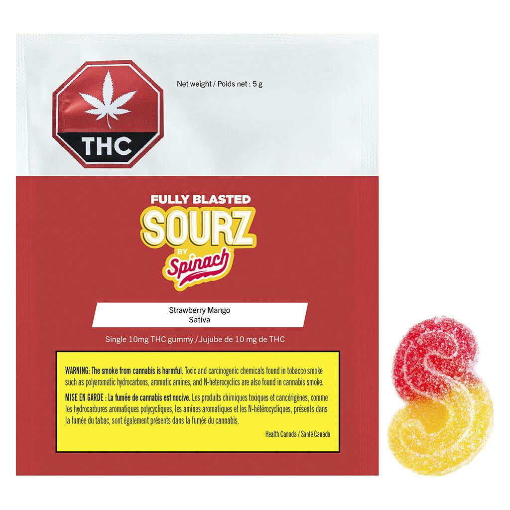 Fully blasted strawberry mango gummy - 1 pack