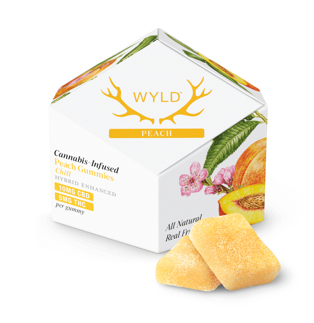 Photo of WYLD | Peach | 2:1 CBD:THC