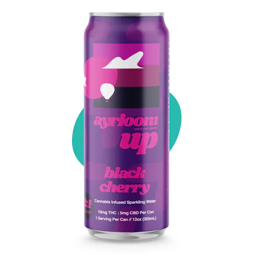 Ayrloom UP Black Cherry 2:1 (THC:CBD) Fast Acting Beverage 10mg 4pk-1