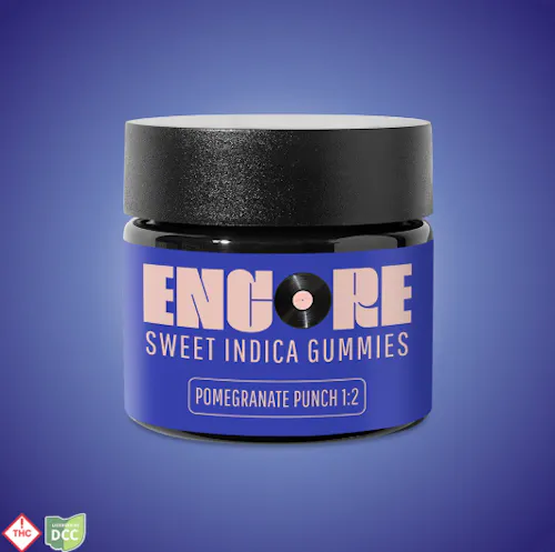 Pomegranate Punch THC:CBN (2:1) | 11mg Gummies | 10ct.-active