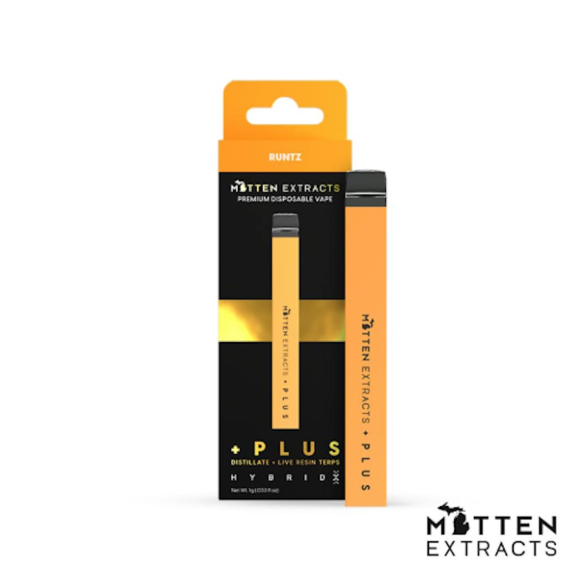 Mitten + PLUS Disposable | Runtz (Hybrid)
