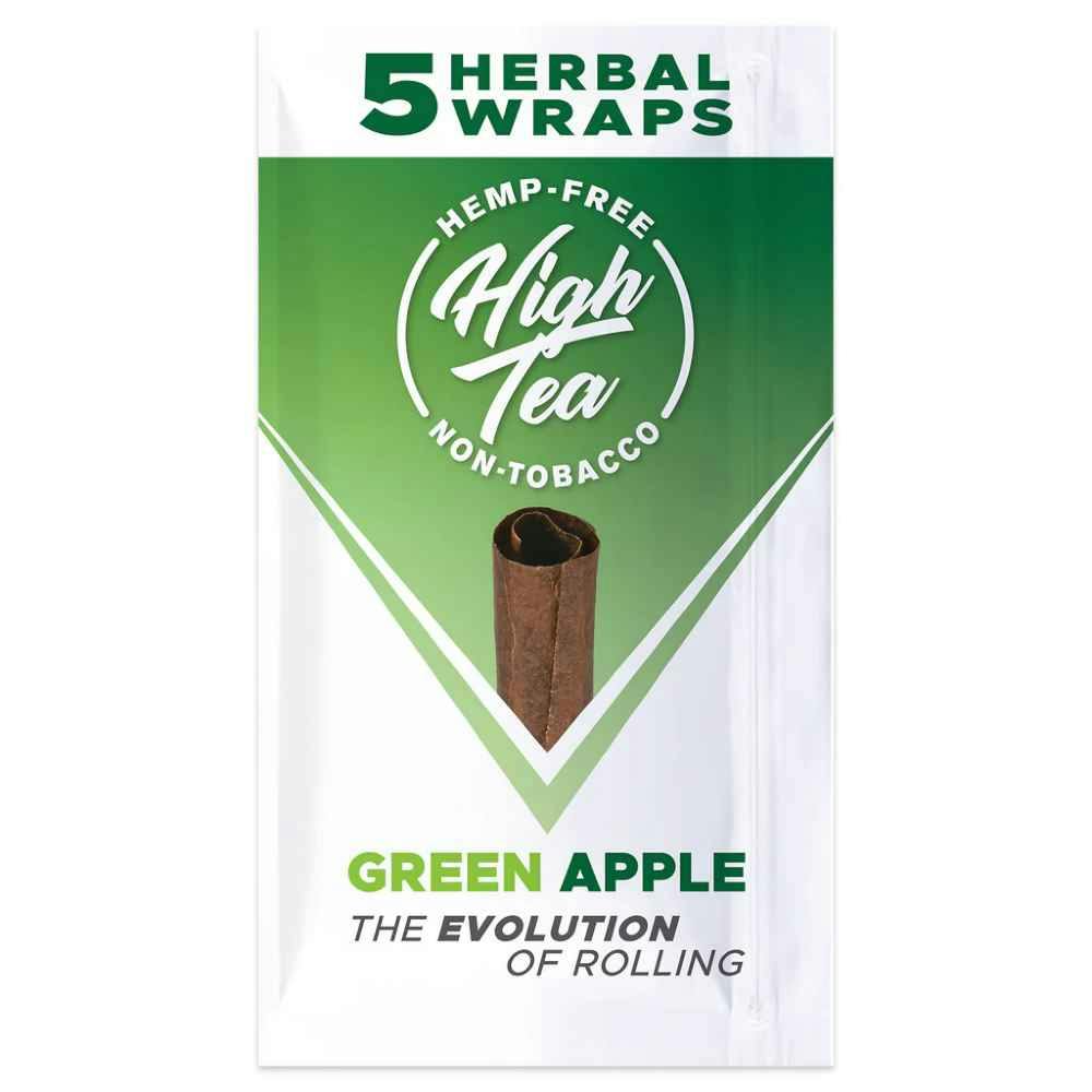image of Green Apple Herbal Wraps 5pk | HighTea
