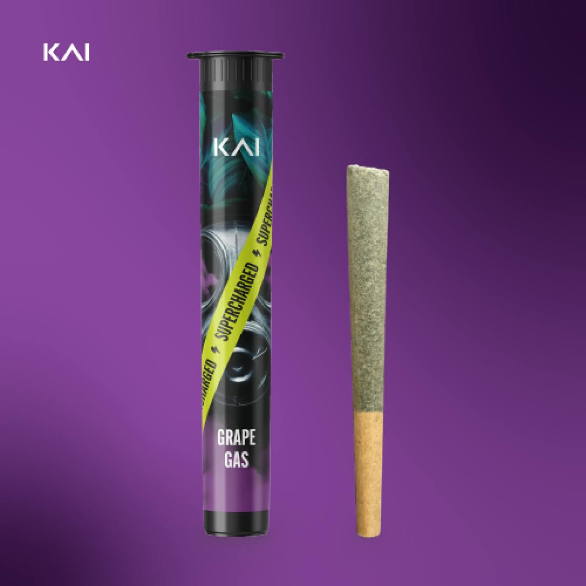 Product: KAI | THCA Infused Pre-Roll - Grape Gas