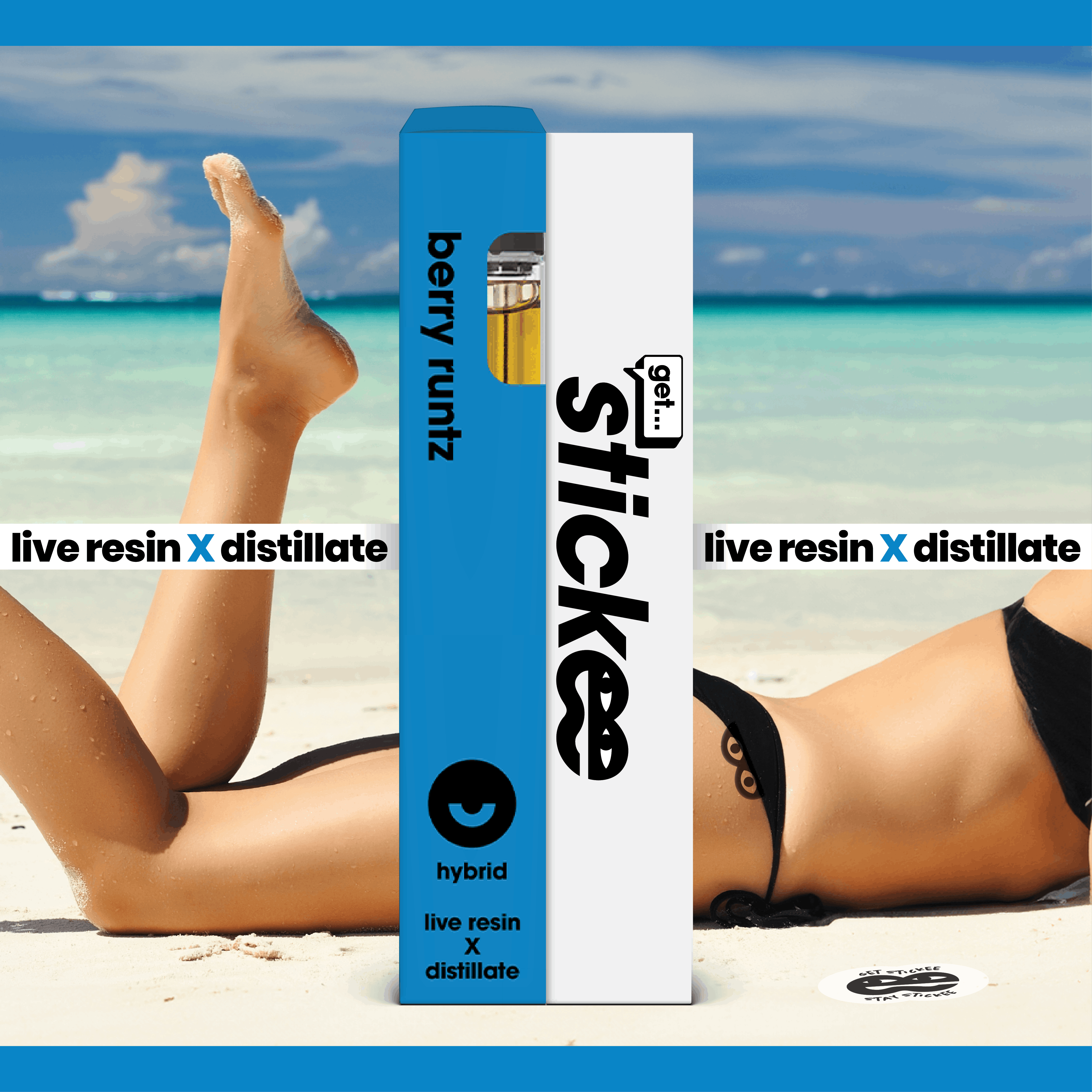 STICKEE | Berry Runtz | 1G | Live Resin Disposable