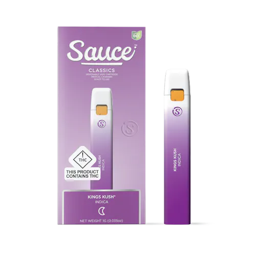 Sauce | King Kush | Disposable | 1g-active