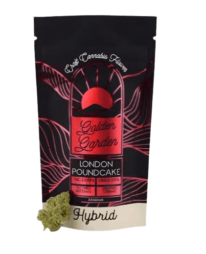 London Poundcake cannabis product by Golden Garden