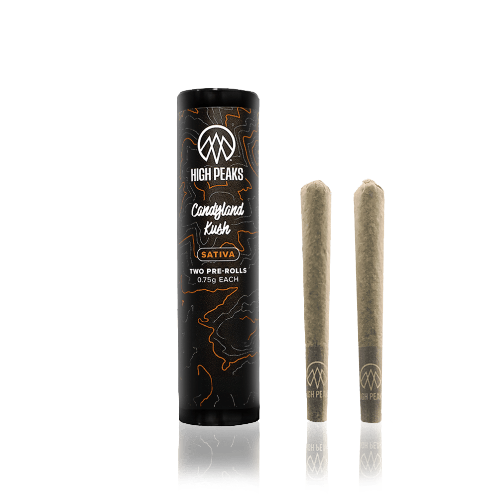 Product Preroll | Candyland Kush (S) 2pk | High Peaks