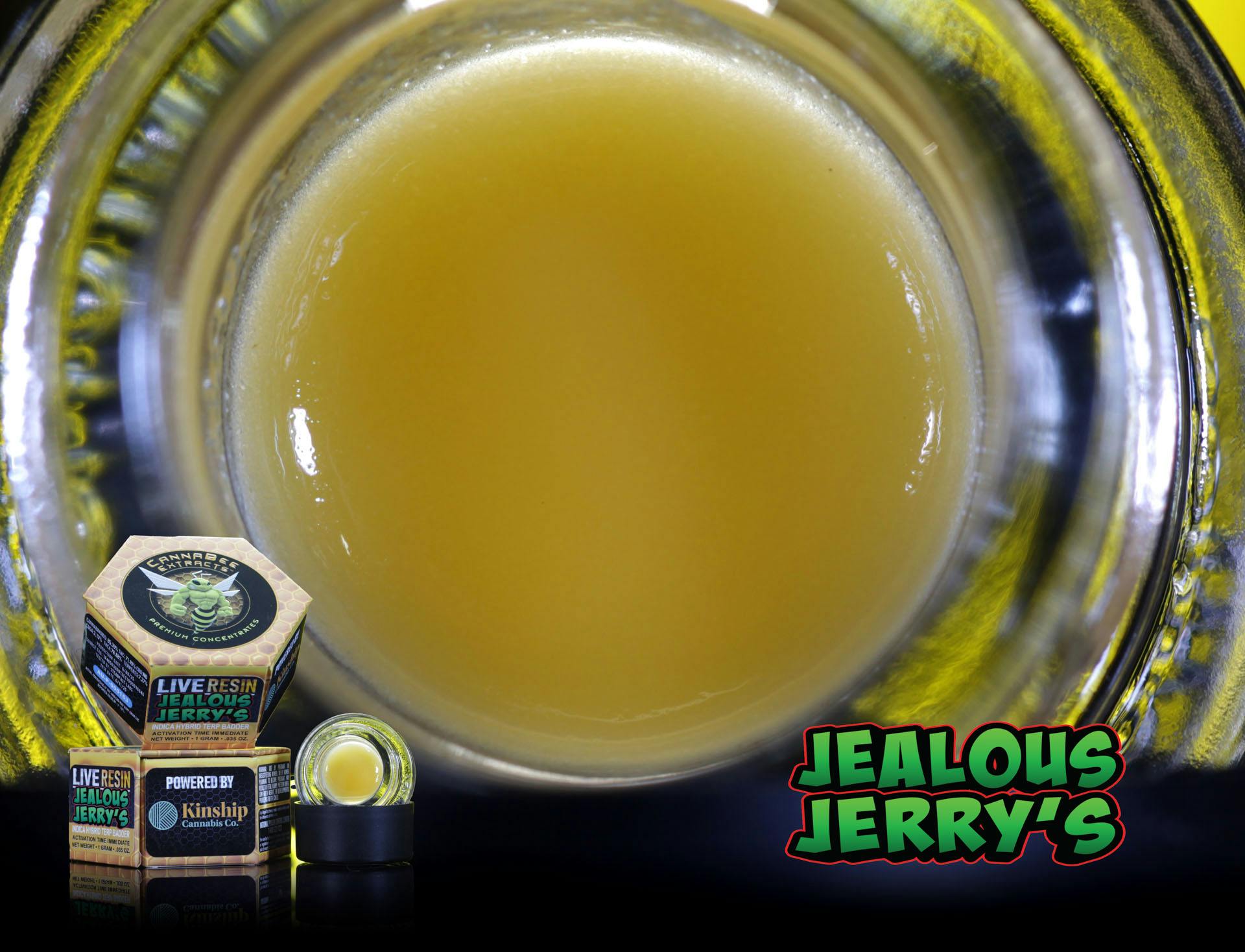 Product: Canna Bee | Jealous Jerry's | Live Resin Terp Badder Indica
