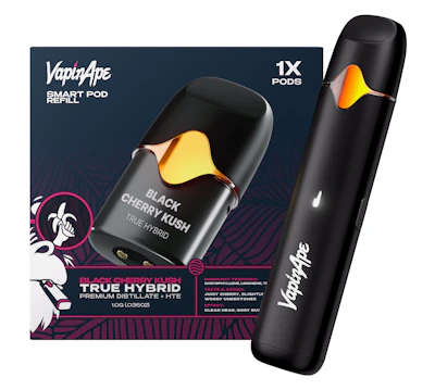 Vapin Ape - 1g Cartridge Starter Kit - Black Cherry Kush (H) - CARTRIDGES by Vapin Ape at King of Budz