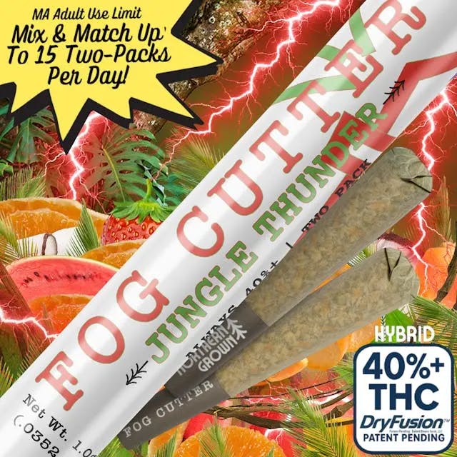 Product Jungle Thunder Distillate Infused | Pre Rolls 2pk