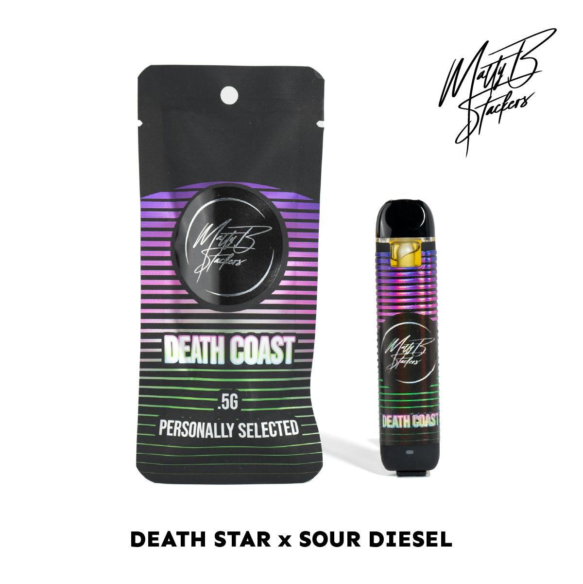 Wise Guys x Matty B Stackers - Death Coast Rosin Disposable