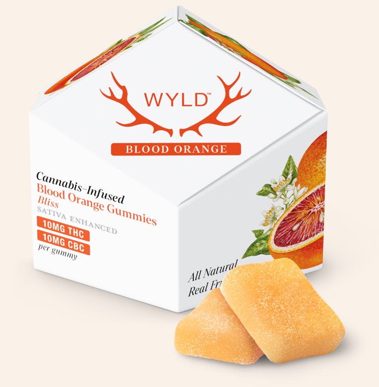 Blood Orange 1:1 CBC Sativa Enhanced Gummies-1