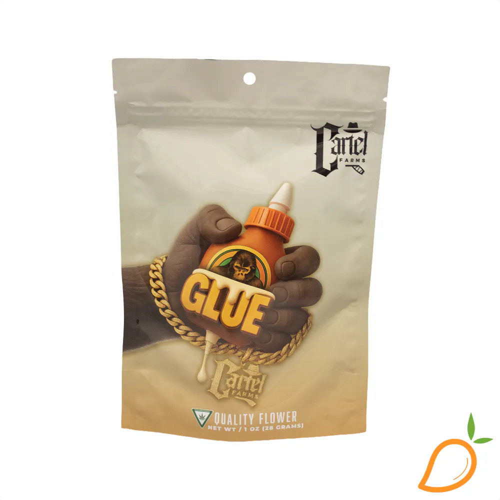 28g Glue Prepackaged Flower Cartel Farms | Mango Cannabis Lansing