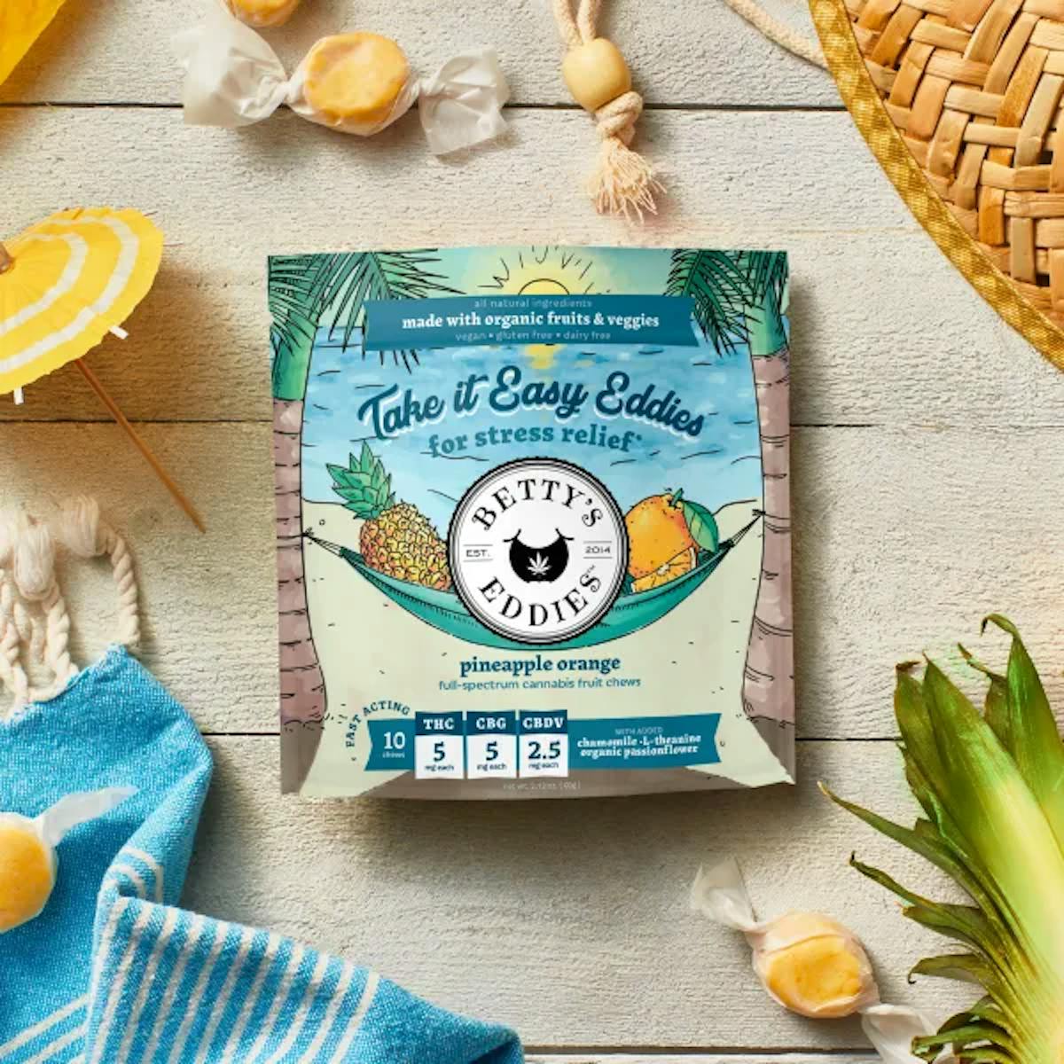 Image of Pineapple Orange 4:2:1 | 100mg Fruit Chews