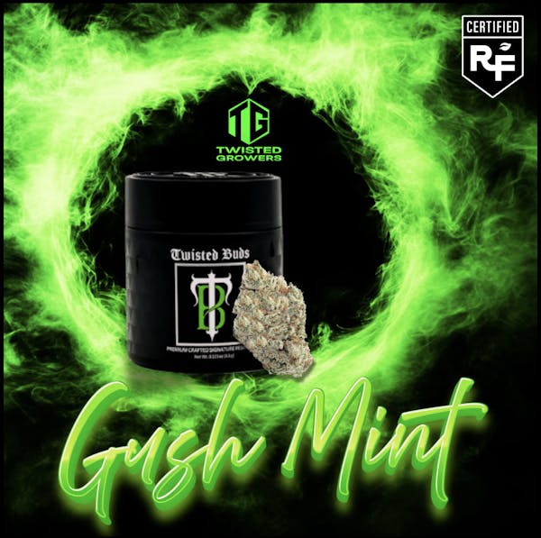 Gush Mint | 3.5g | Flower | Twisted Growers