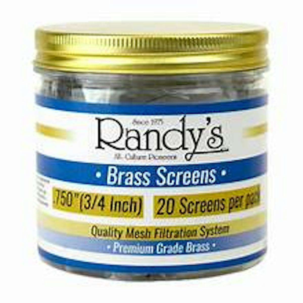 Photo of Randys Brass Screens .750″
