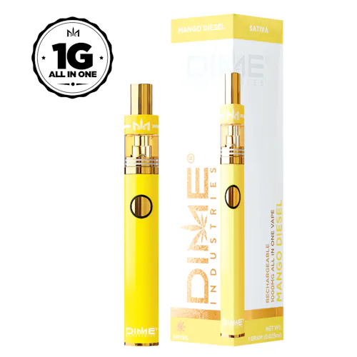 Dime Industries – AIO Vape – Mango Diesel – 1g-active