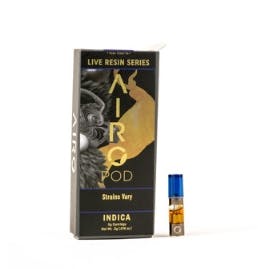 Product DF Airo Live Rosin Cartridge - Red Pop x Snowman .5g (Indica)