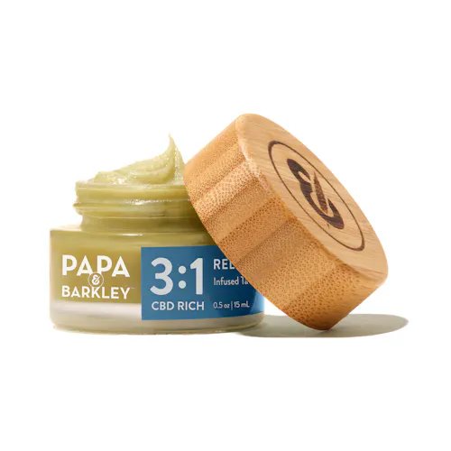 Papa & Barkley | 3 CBD : 1 THC | Releaf Balm | Topical | 0.5oz-1