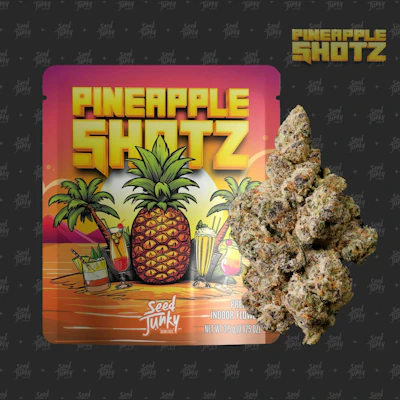 Seed Junky - 3.5g Prepack - Pineapple Shotz - FLOWER by Seed Junky at King of Budz