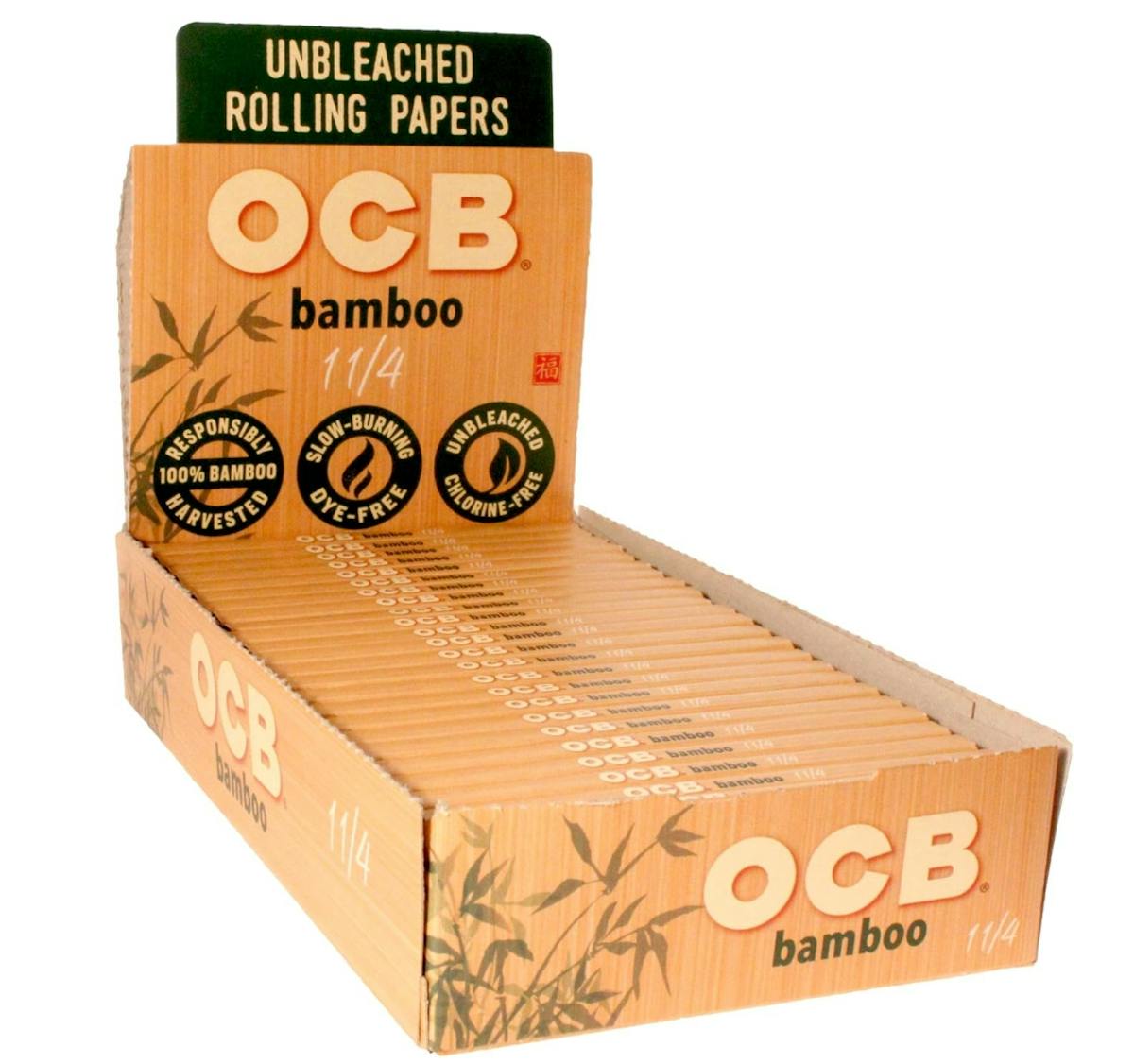 Photo of OCB Bamboo Unbleached 1 1/4 Rolling Papers