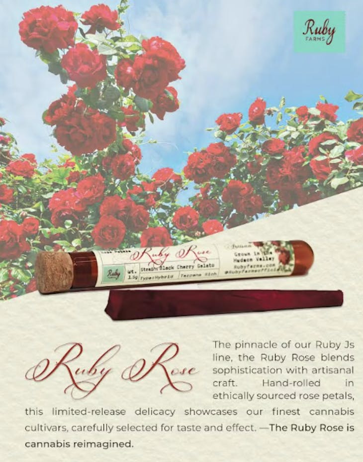 Product Infused Rose Petal Preroll | Kosher Kush (I) | Ruby Farms