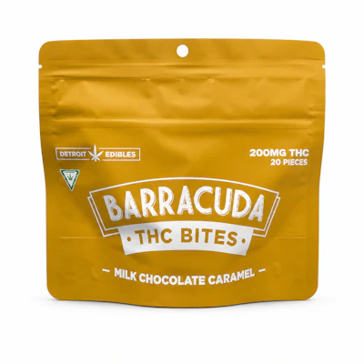 Barracuda - 200mg Bites - Milk Chocolate Caramel - EDIBLES by Detroit Edibles at King of Budz