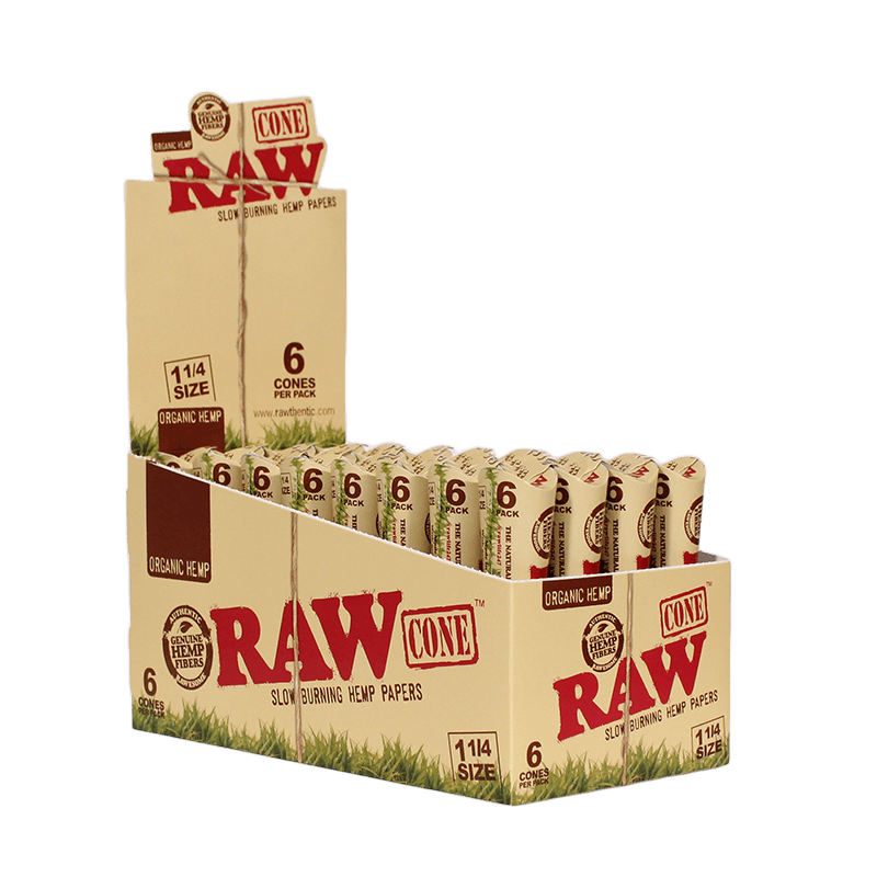 Product: RAW Cones 6pk 1 1/4"