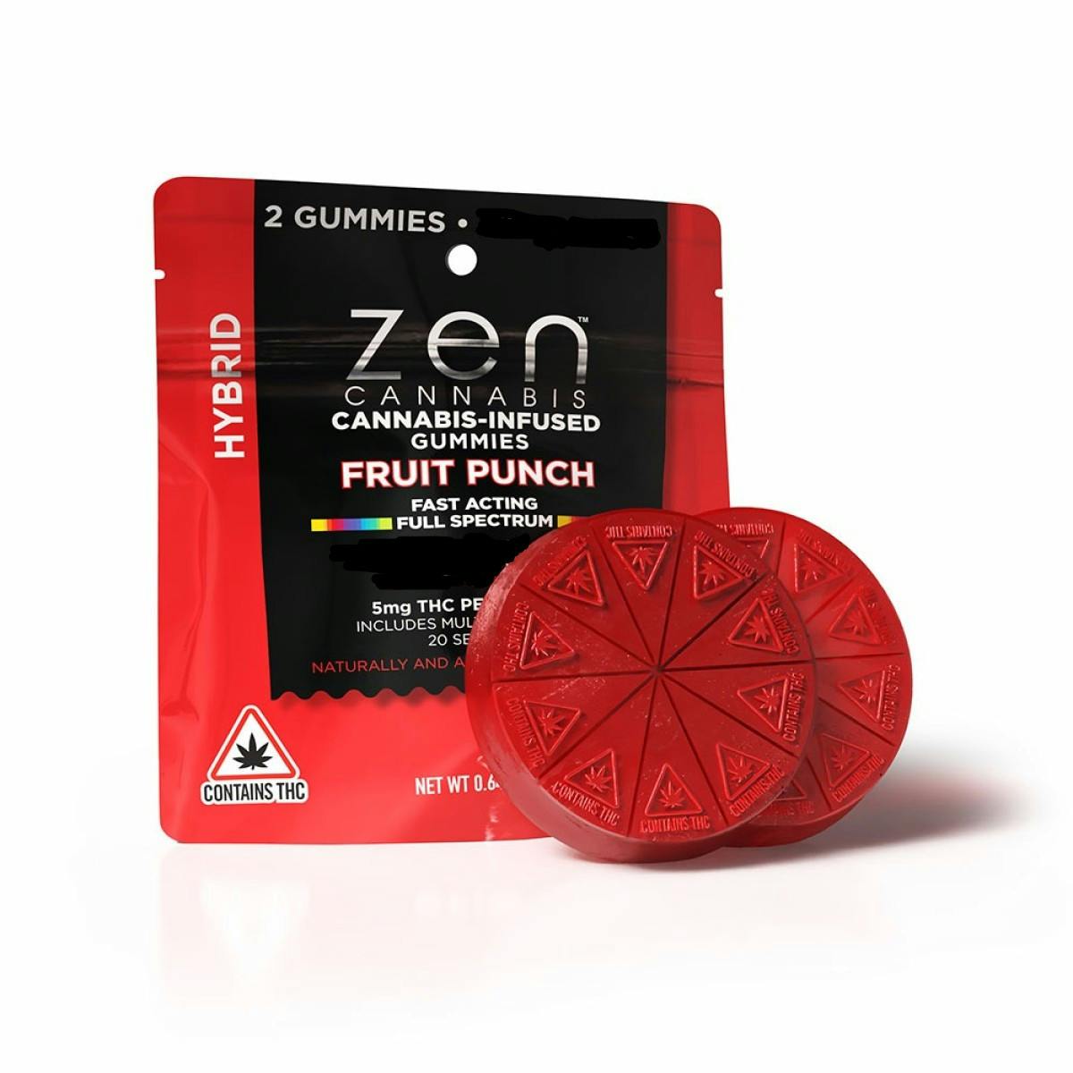 Product Fruit Punch Hybrid Gummies | Edibles | 42mg 2pk (85mg Total)