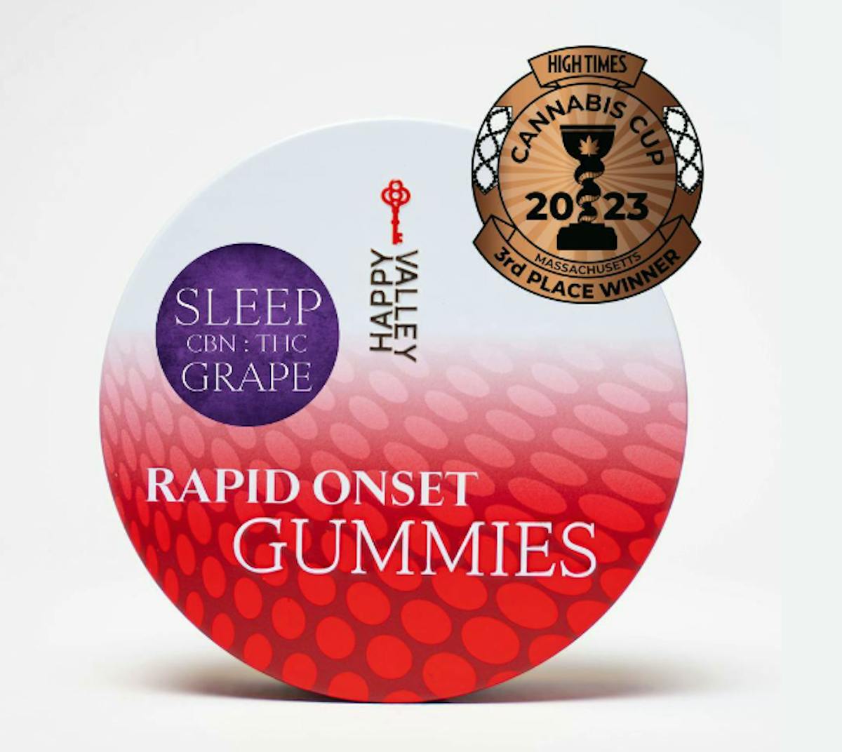 Photo of Happy Valley 2:1 Grape Sleep Gummies 100mg 20pk (THC:CBN)